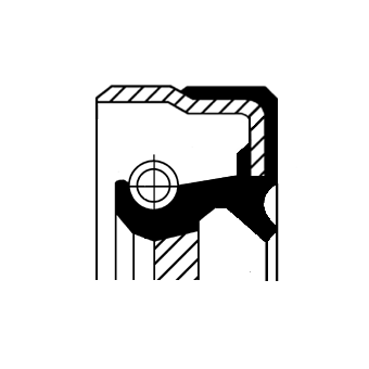 Shaft Seal, manual transmission (31.8)  Art. 01034075B