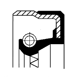 Shaft Seal, differential (33)  Art. 01019286B