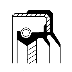 Shaft Seal, differential (42)  Art. 01026326B