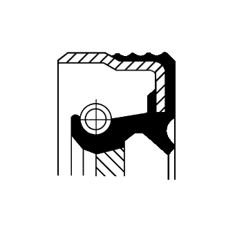 Shaft Seal, crankshaft (Gear side)  Art. 12012249B