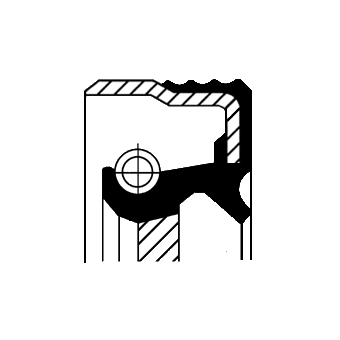 Shaft seal, crankshaft (Front end)  Art. 01027762B