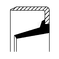 Shaft Seal, manual transmission (8)  Art. 01020437B