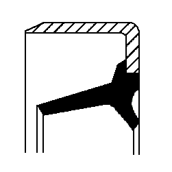 Shaft Seal, manual transmission (15)  Art. 01033944B