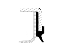 Shaft Seal, crankshaft (Gear side)  Art. 20033892B