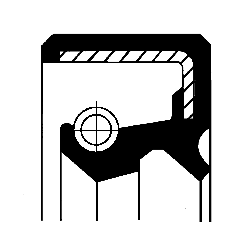 Shaft Seal, manual transmission (15)  Art. 19033656B