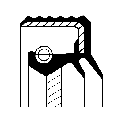 Shaft Seal, differential  Art. 49376344