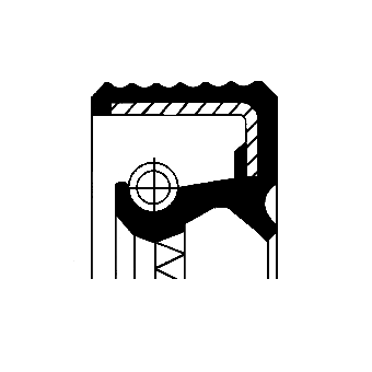 Shaft seal, differential (Front axle, Rear)  Art. 01020680B