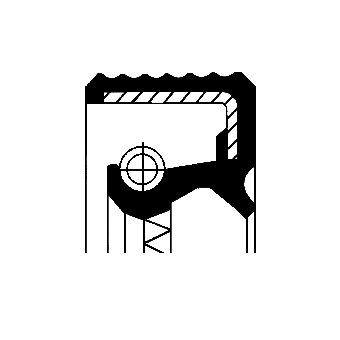 Shaft Seal, crankshaft (Gear side)  Art. 12013861B