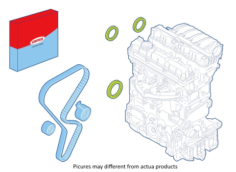 Shaft Seal Set, engine (Pulley side)  Art. 289096