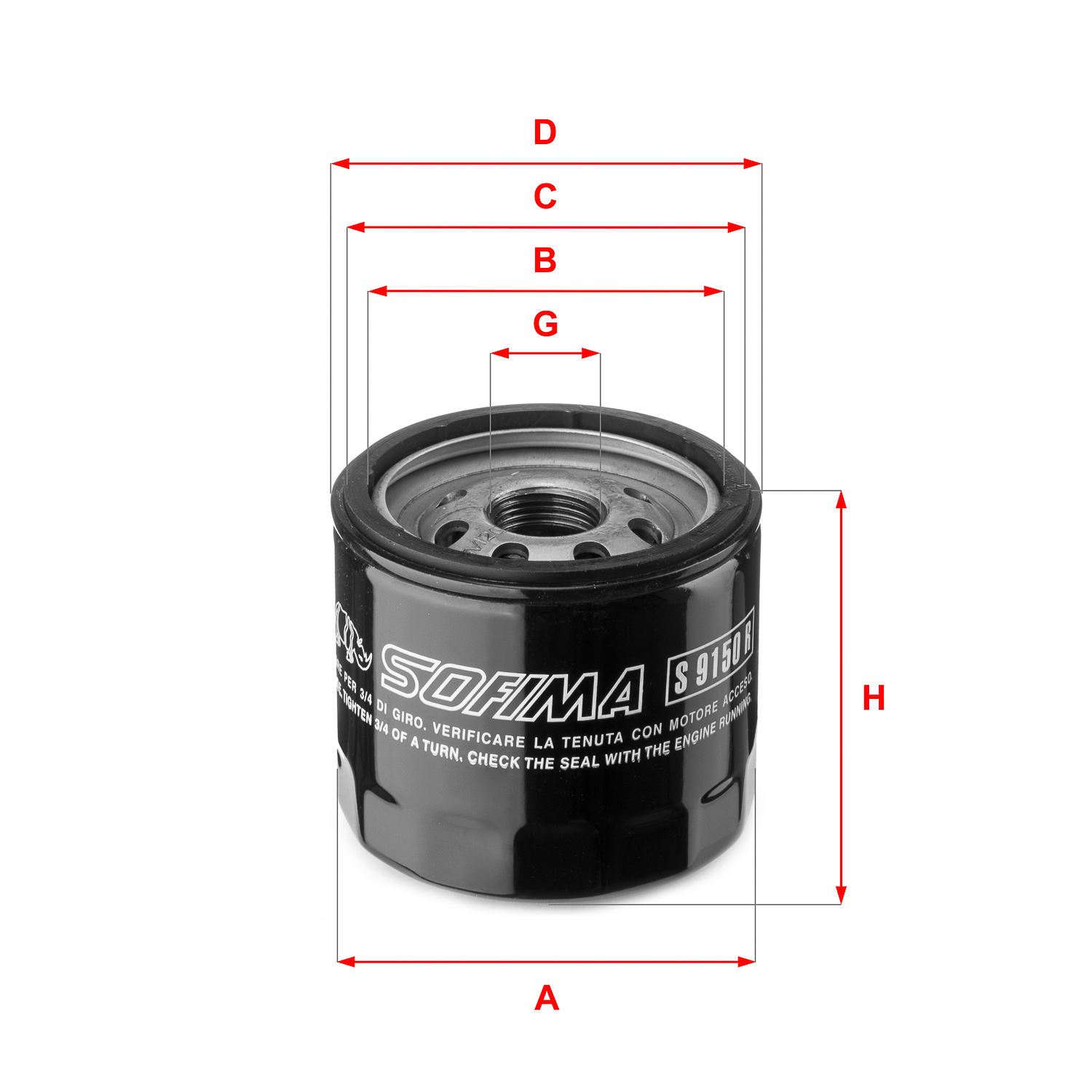 Oil Filter  Art. S9150R