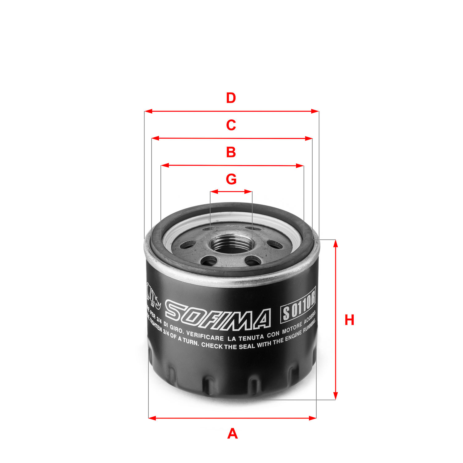 Oil Filter  Art. S0110R