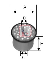 Fuel Filter  Art. S0910NC