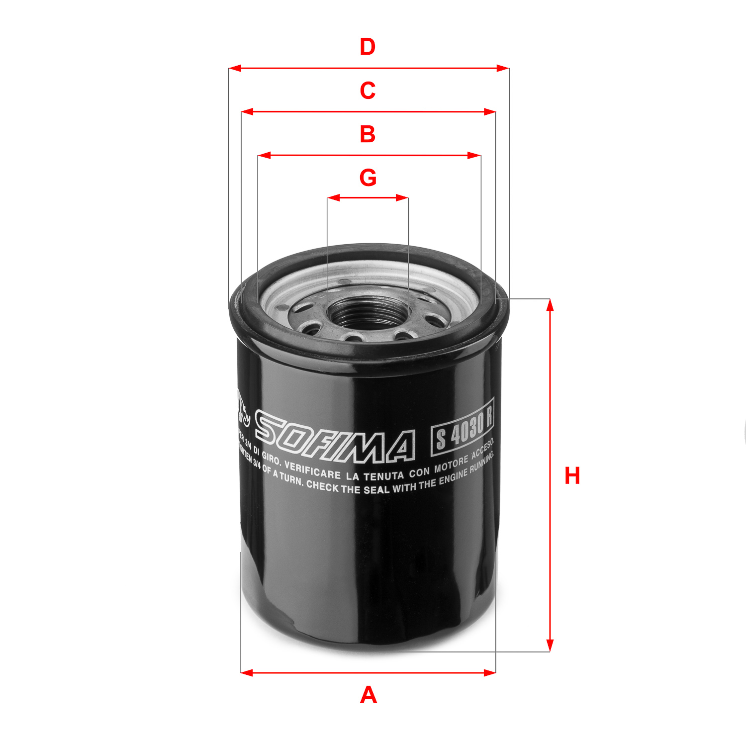 Oil Filter  Art. S4030R