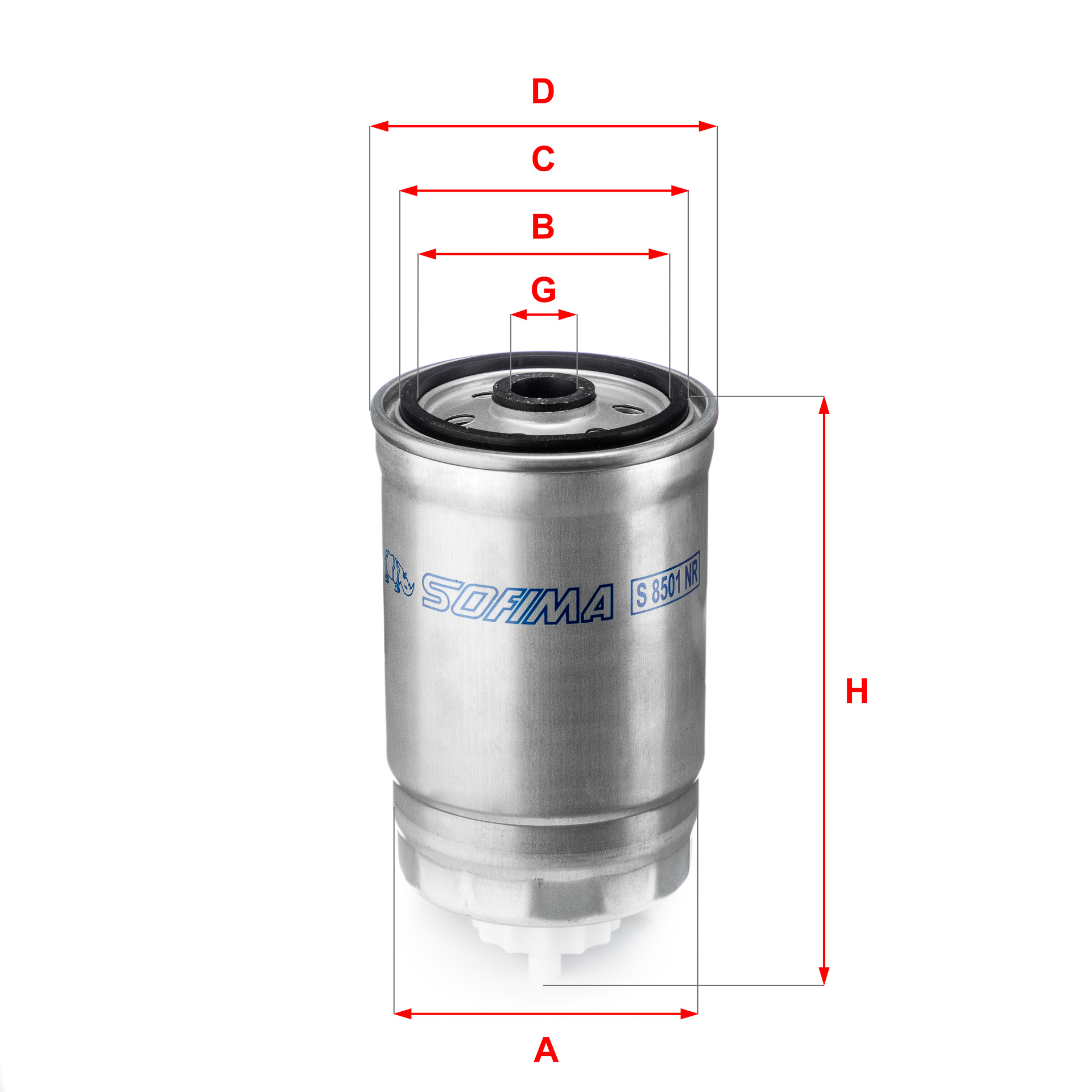 Fuel Filter  Art. S8501NR