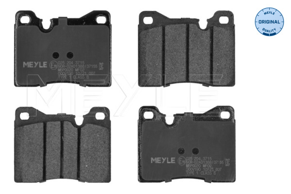 Brake Pad Set, disc brake (Front axle)  Art. 0252043715