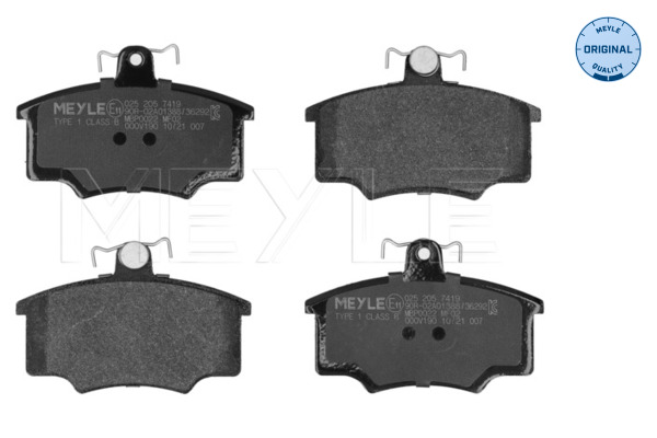 Brake Pad Set, disc brake (Front axle)  Art. 0252057419