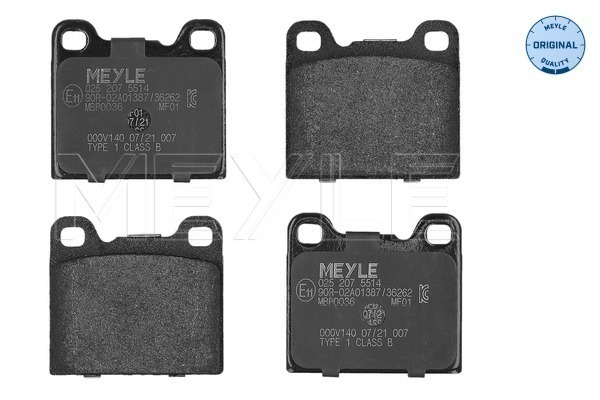 Brake Pad Set, disc brake (Rear axle)  Art. 0252075514