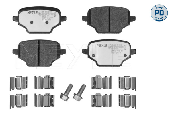 Brake Pad Set, disc brake (Double cloth)  Art. 0252076417PD