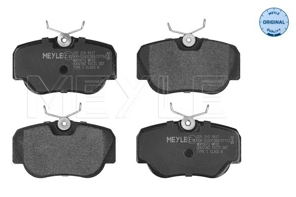 Brake Pad Set, disc brake (Front axle)  Art. 0252105517