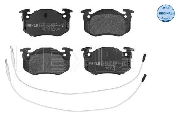 Brake Pad Set, disc brake (Front axle)  Art. 0252109615W