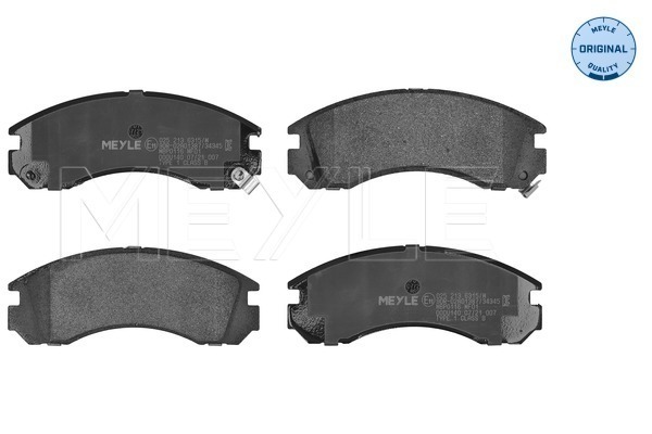 Brake Pad Set, disc brake (Front axle)  Art. 0252136315W