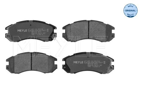 Brake Pad Set, disc brake (Front axle)  Art. 0252149517W