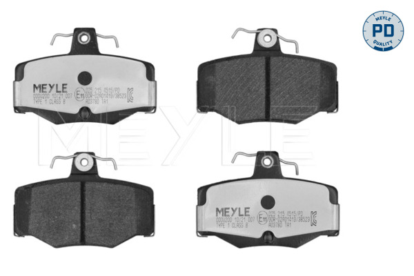 Brake Pad Set, disc brake (Rear axle)  Art. 0252154515PD