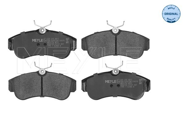 Brake Pad Set, disc brake (Front axle)  Art. 0252154617