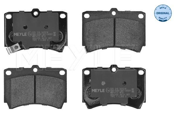 Brake Pad Set, disc brake (Front axle)  Art. 0252165415W