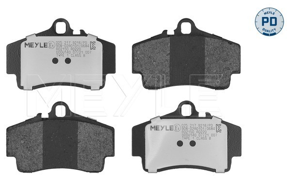 Brake Pad Set, disc brake (Rear axle)  Art. 0252179216PD