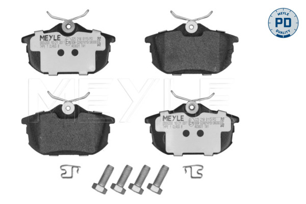 Brake Pad Set, disc brake (Rear axle)  Art. 0252186115PD