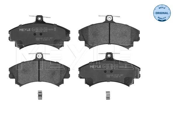 Brake Pad Set, disc brake (Front axle)  Art. 0252192015