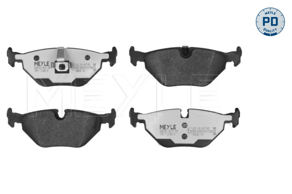 Brake Pad Set, disc brake (Rear axle)  Art. 0252193417PD