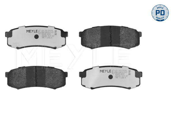 Brake Pad Set, disc brake (Rear axle)  Art. 0252194715PD