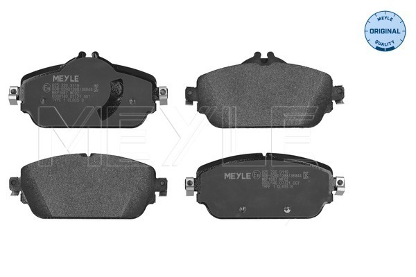 Brake Pad Set, disc brake (Front axle)  Art. 0252203119