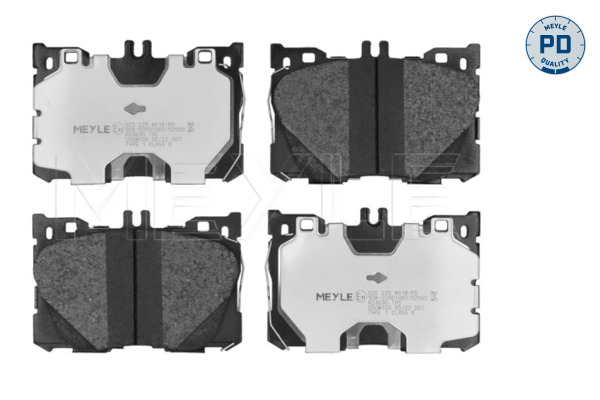 Brake Pad Set, disc brake (Front axle)  Art. 0252258618PD