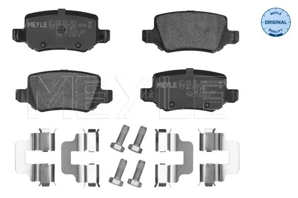 Brake Pad Set, disc brake (Rear axle)  Art. 0252313814