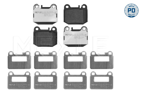 Brake Pad Set, disc brake (Rear axle)  Art. 0252315715PD