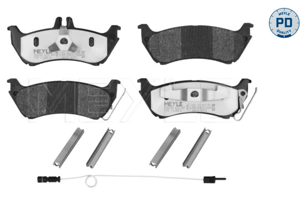 Brake Pad Set, disc brake (Rear axle)  Art. 0252319017PD