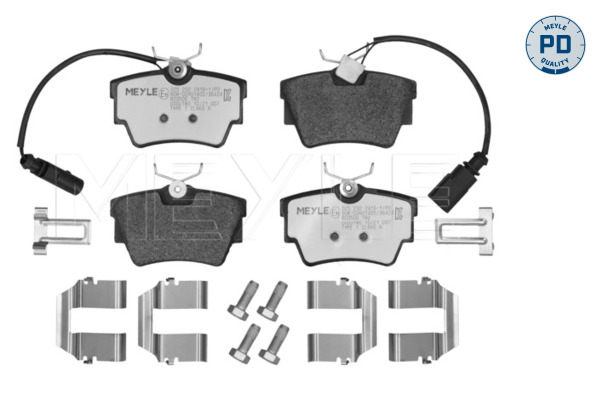 Brake Pad Set, disc brake (Rear axle)  Art. 02523224161PD