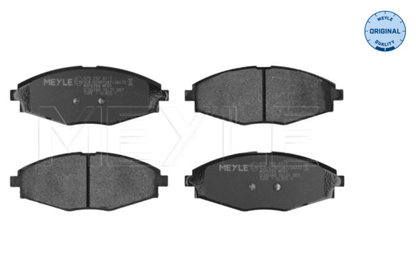 Brake Pad Set, disc brake (Front axle)  Art. 0252324117