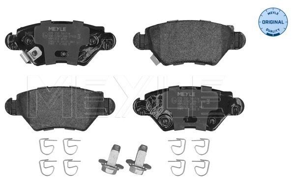 Brake Pad Set, disc brake (Rear axle)  Art. 0252325817W