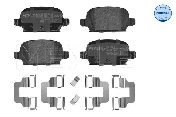 Brake Pad Set, disc brake (Rear axle)  Art. 0252328414