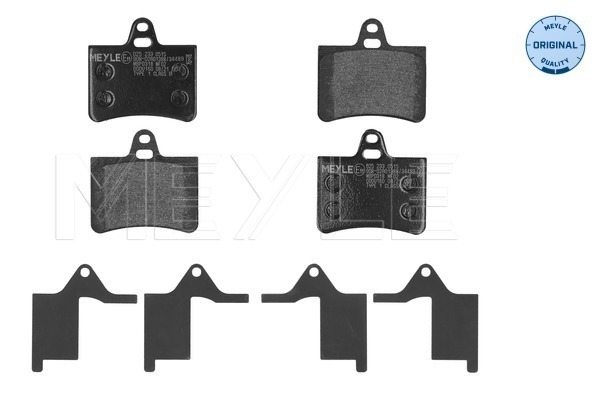 Brake Pad Set, disc brake (Rear axle)  Art. 0252330515