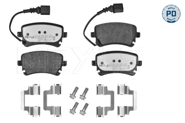 Brake Pad Set, disc brake (Rear axle)  Art. 02523326171PD