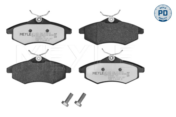 Brake Pad Set, disc brake (Front axle)  Art. 0252340719PD