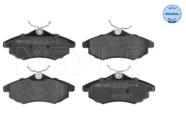 Brake Pad Set, disc brake (Front axle)  Art. 0252340719