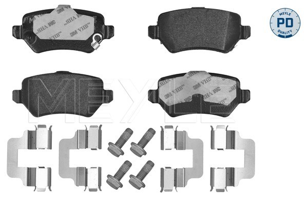 Brake Pad Set, disc brake (Rear axle)  Art. 0252341715PD