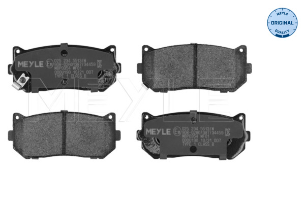 Brake Pad Set, disc brake (Rear axle)  Art. 0252345513W