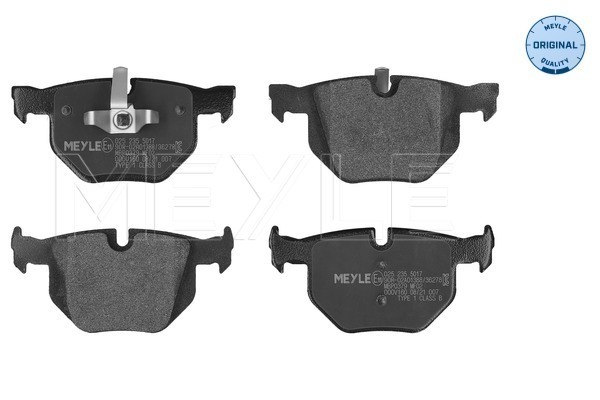 Brake Pad Set, disc brake (Rear axle)  Art. 0252355017